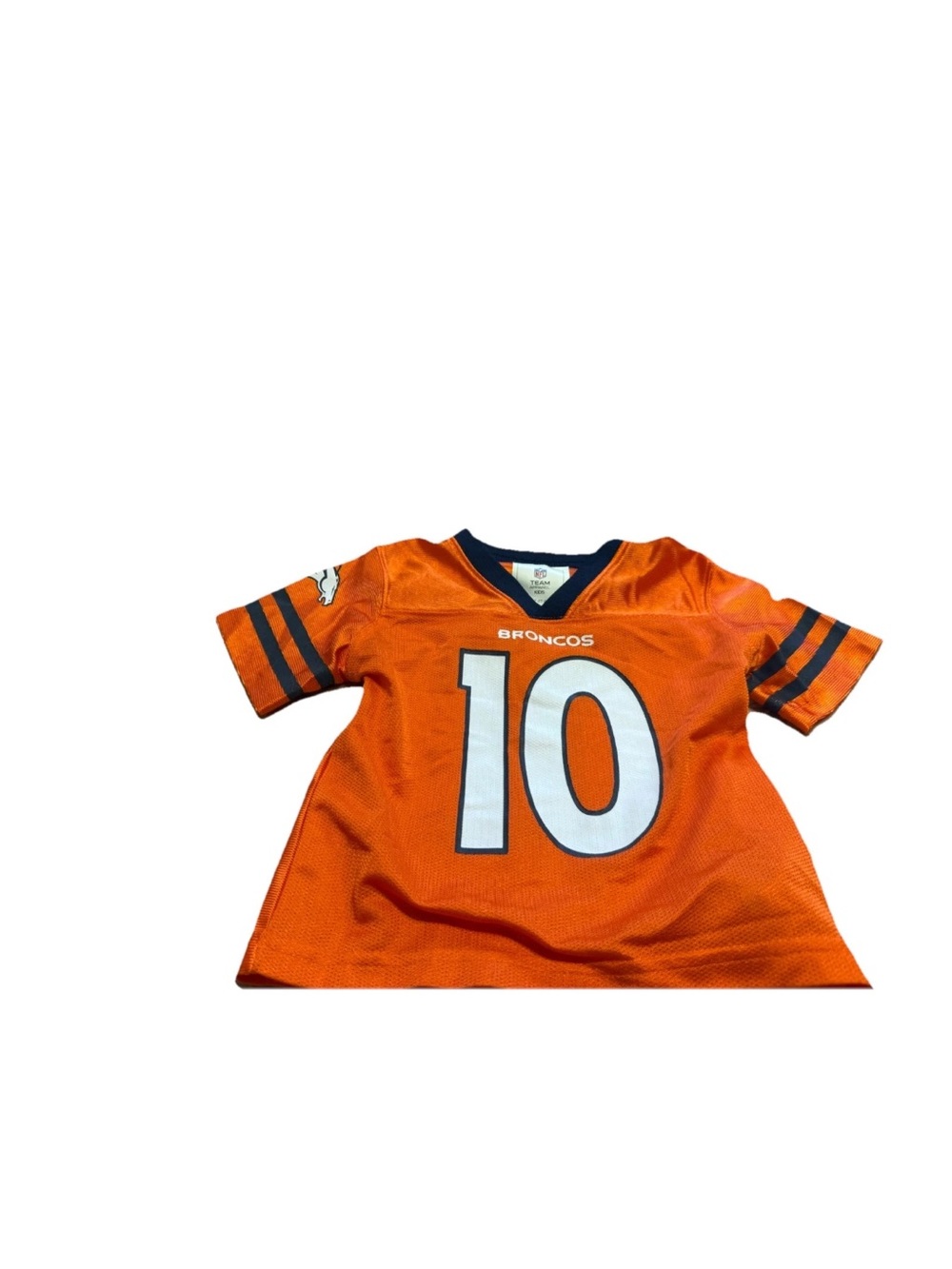 NFL Boys Jerry Jeudy Orange Denver Broncos Football Game Jersey - 2T